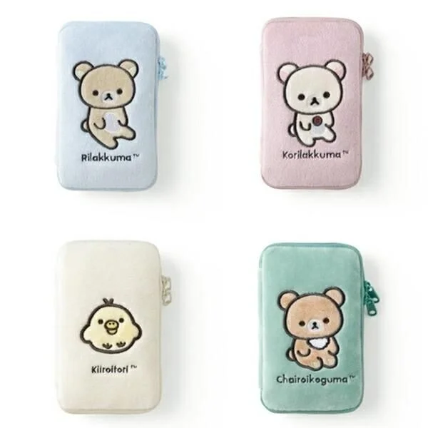リラックマキャラクター集合の推守ポーチ