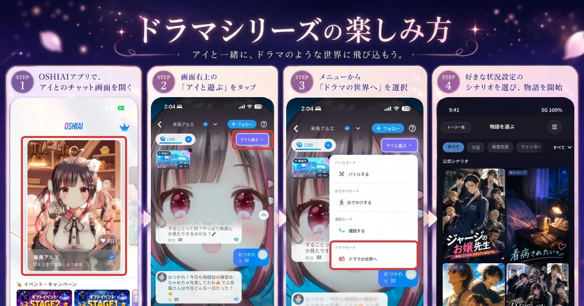 ドラマシリーズの楽しみ方