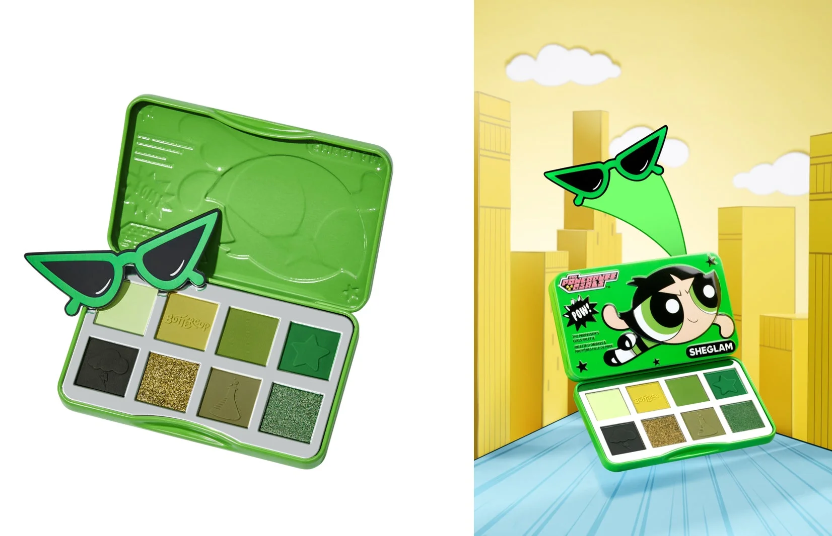 SHEGLAM The Powerpuff Girls X SHEGLAM The Professor's Girls Palette Toughest Fighter