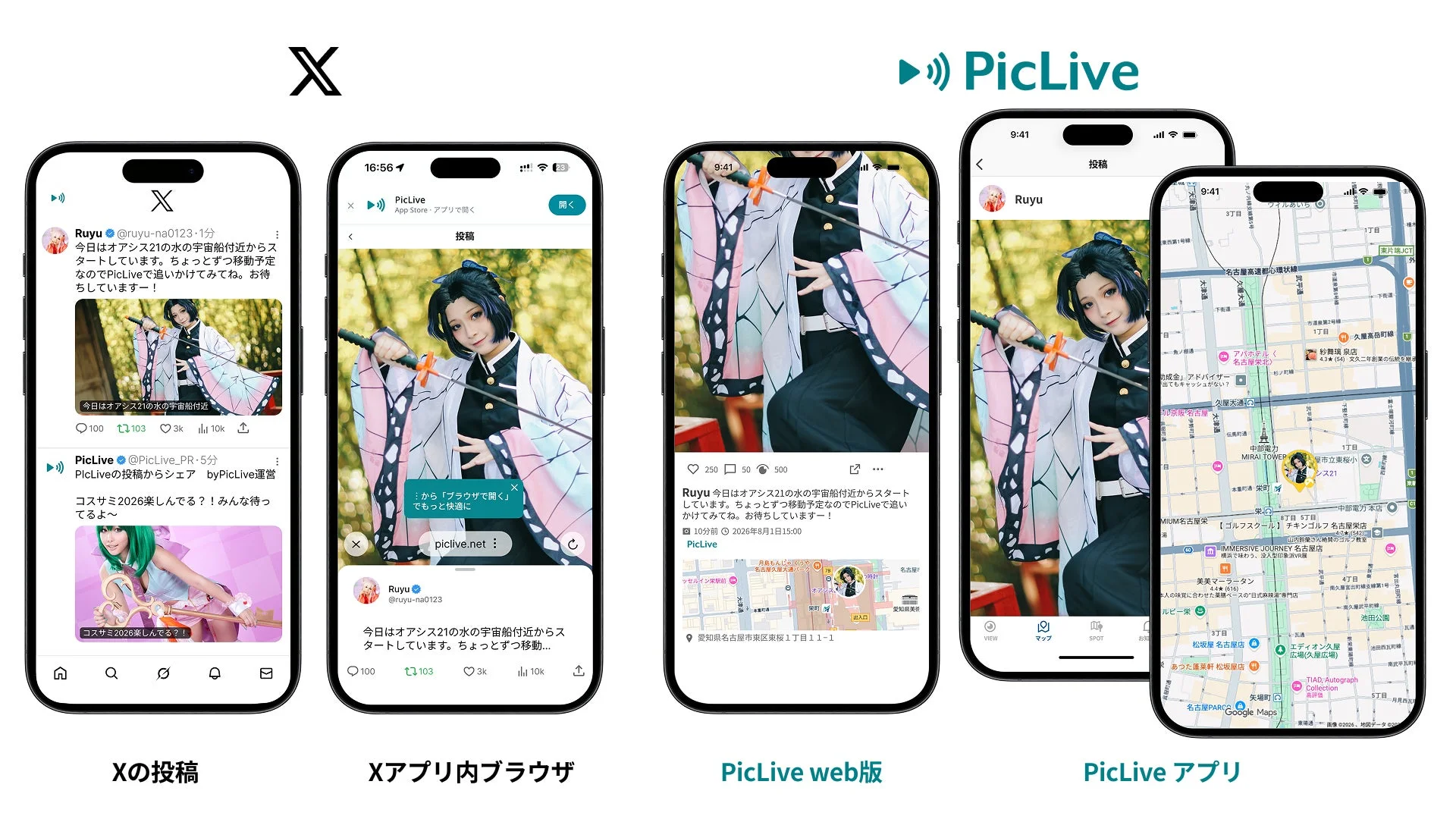 PicLive 利用イメージ