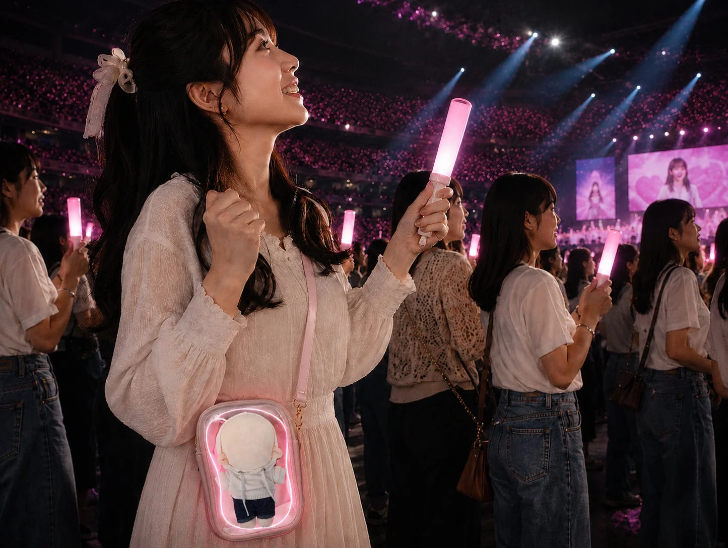 ライブやイベントで推しの目を引くかも♡1