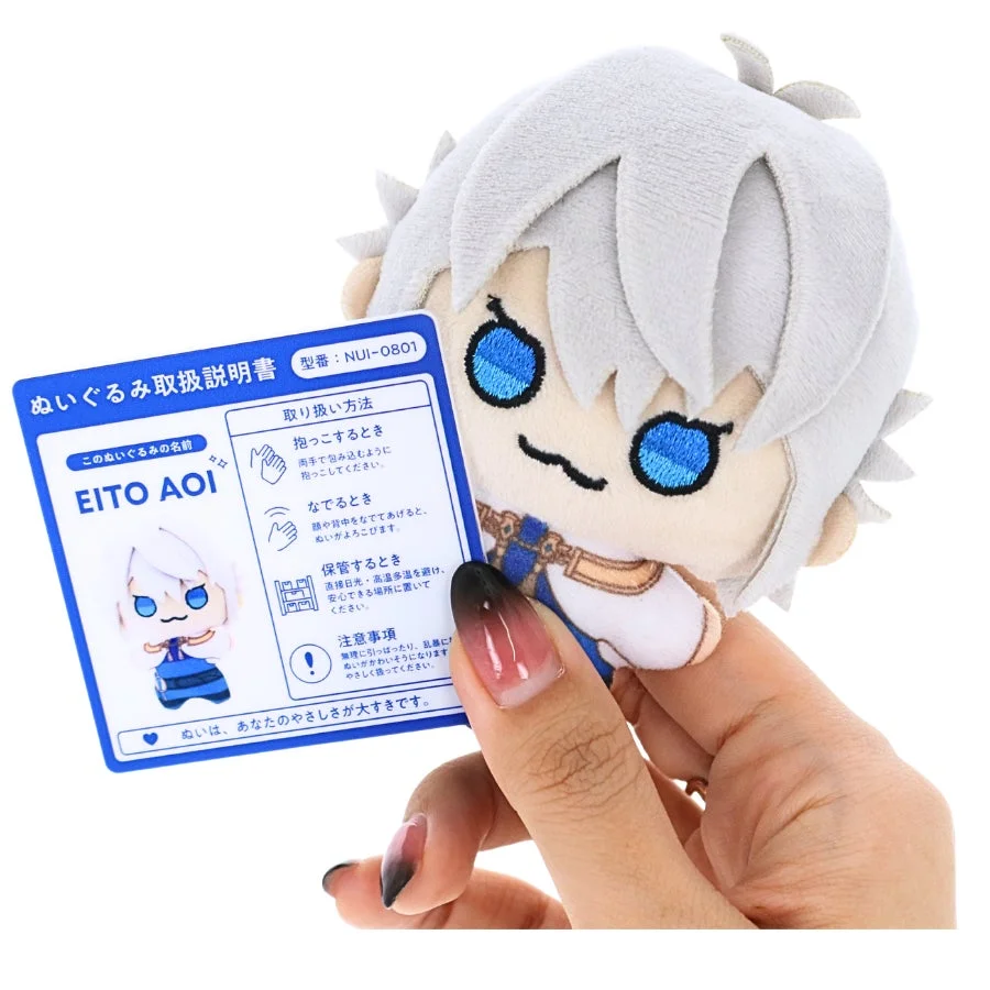 ぬいスナップ_取扱説明書風アクリルカードの使用イメージ